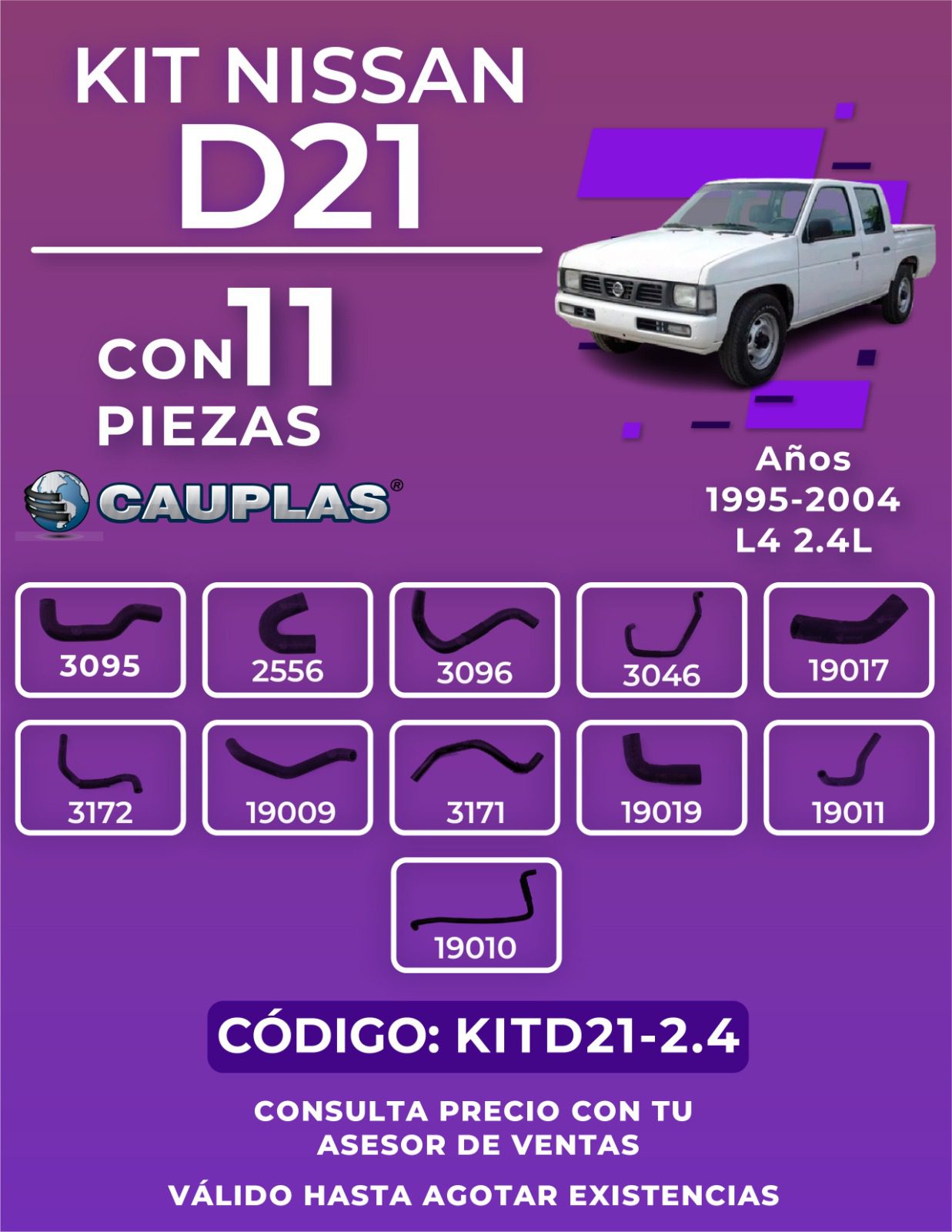 KIT NISSAN D21
